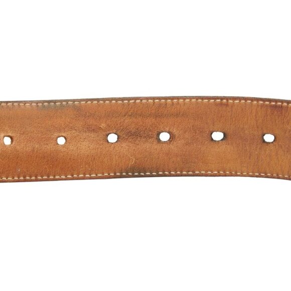 Gucci GG Supreme Belt 80 32 Beige Brown Leather main image 4
